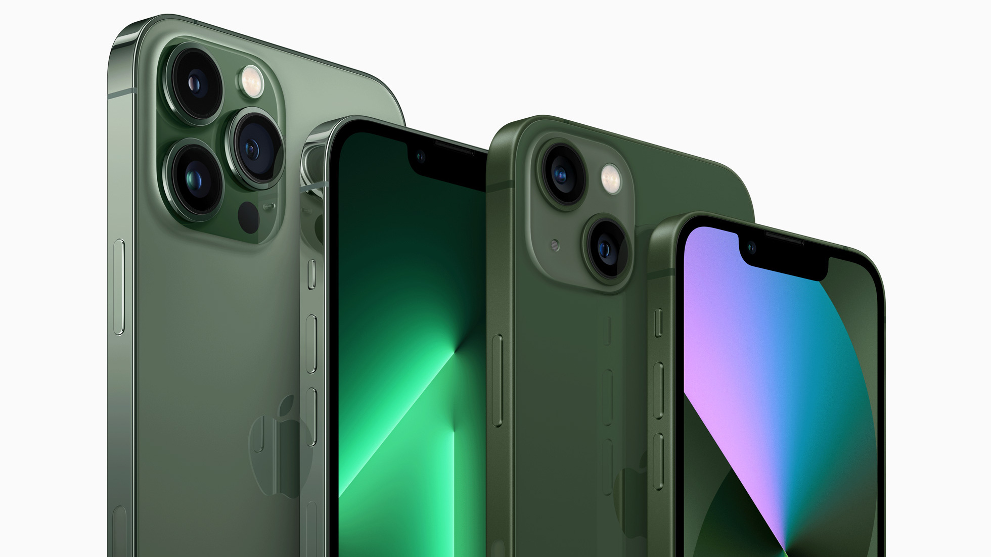 Rohelist värvi Apple iPhone 13 ja iPhone 13 Pro