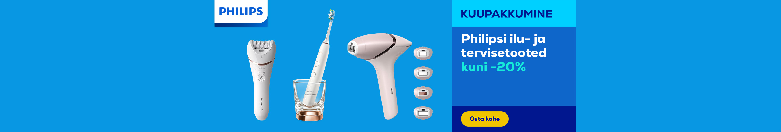 Philips beauty and health products up to -20%