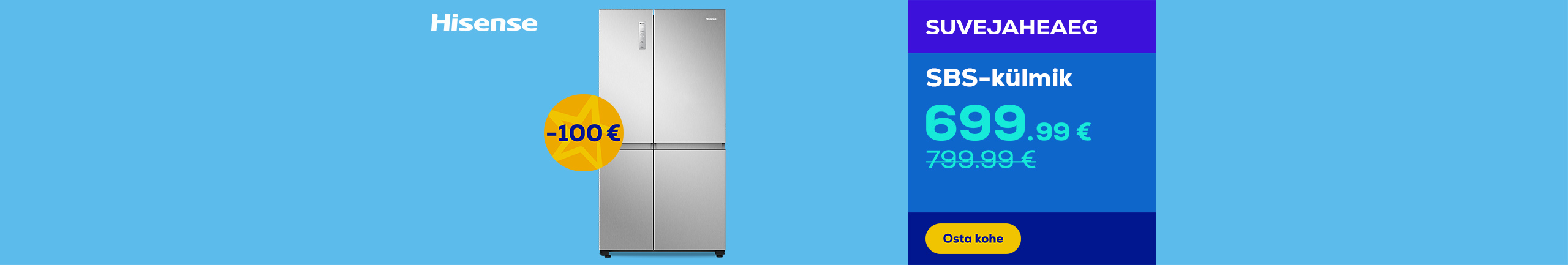 Hisense SBS-refrigerator