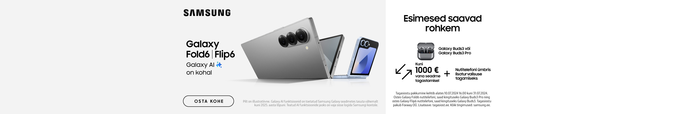 Samsung Galaxy Flip 6 and Fold 6