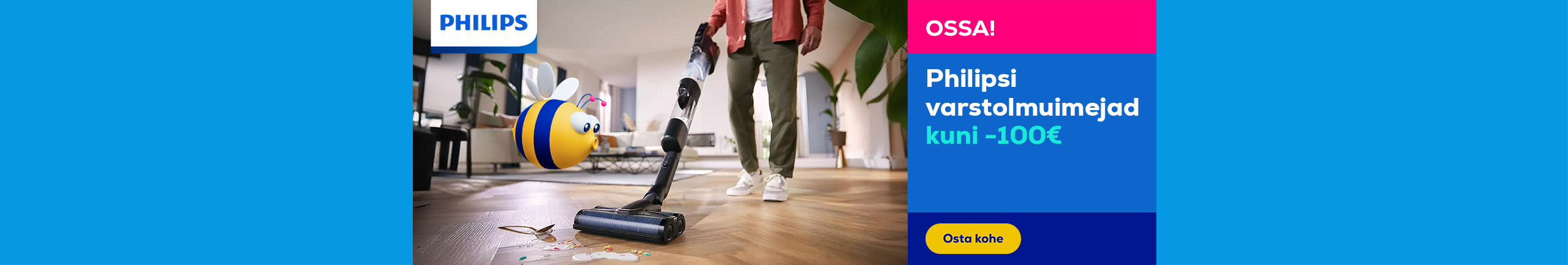 Philips vacuums up to 100€