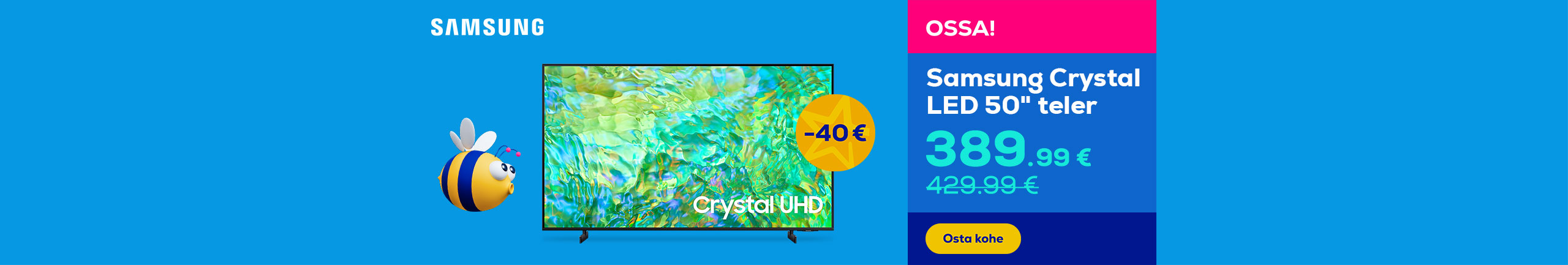 TV Samsung Crystal 50''