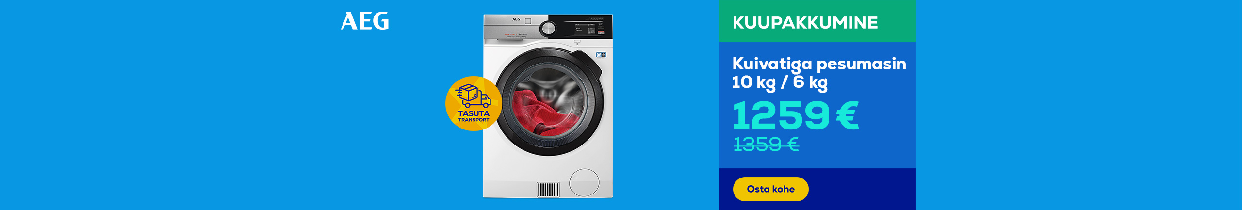 Washer-Dryer combo AEG