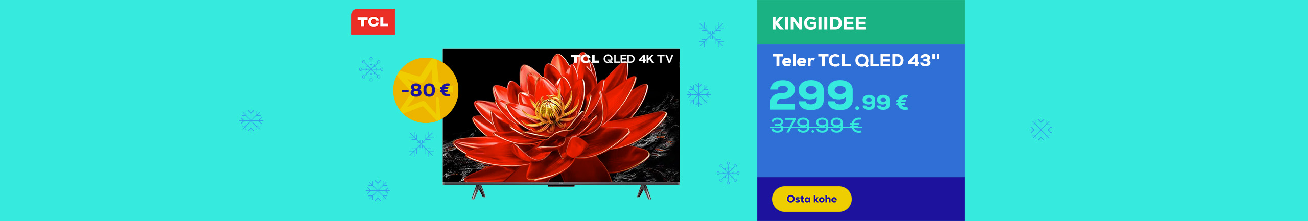 43" TCL TV