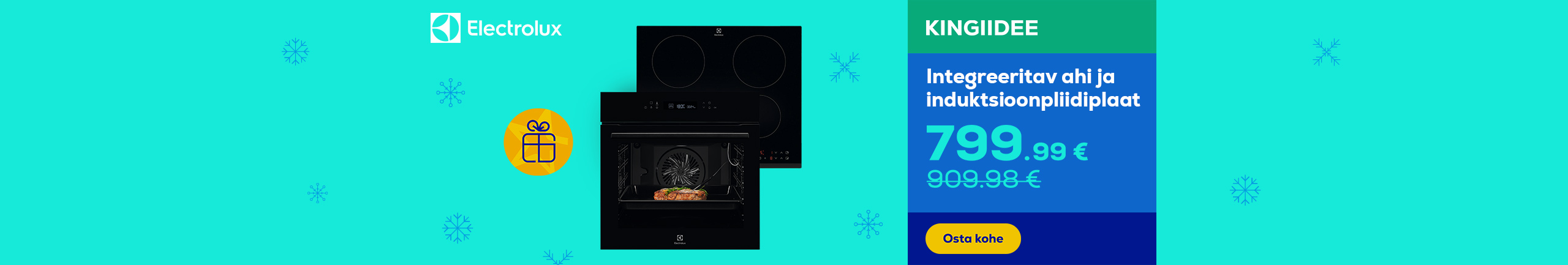 Built-in oven and induction hob Electrolux