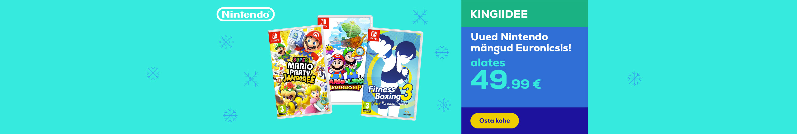 New Nintendo games in Euronics!