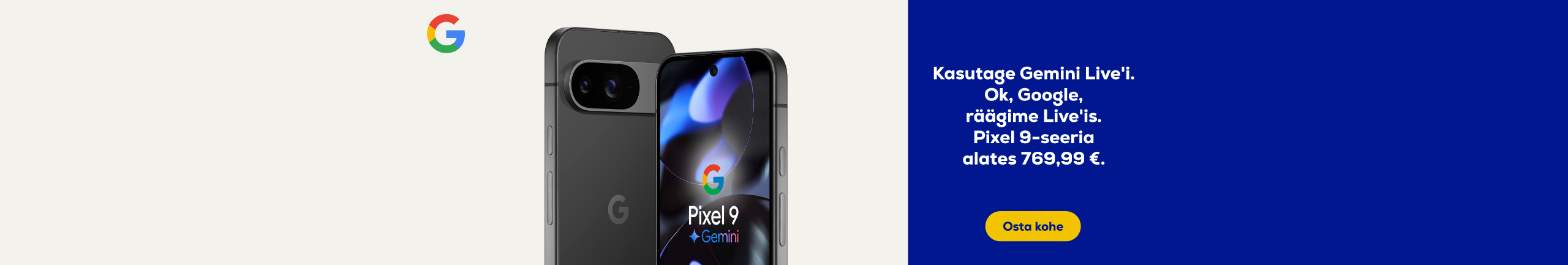 Google Pixel 9-series starting from 769,99€