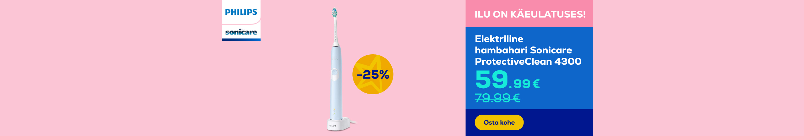 Electric toothbrush Philips Sonicare ProtectiveClean 4300