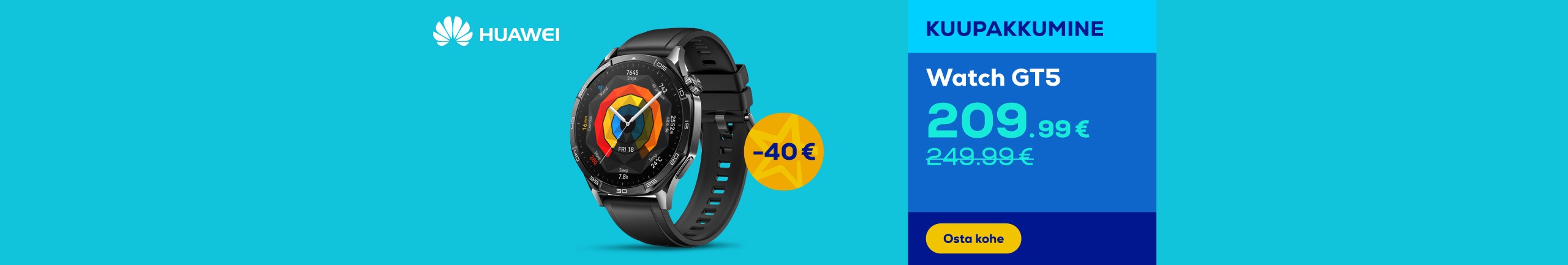 Special offers for Huawei smartwatches!