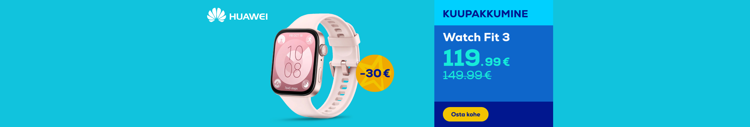 Special offers for Huawei smartwatches!