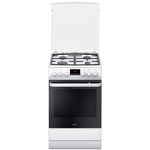 Hansa, 65 L, white - Freestanding Gas Cooker with Electric Oven FCMW582109