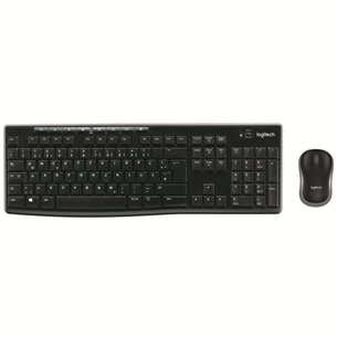 Logitech MK270, SWE, must - Juhtmevaba klaviatuur + hiir 920-004535
