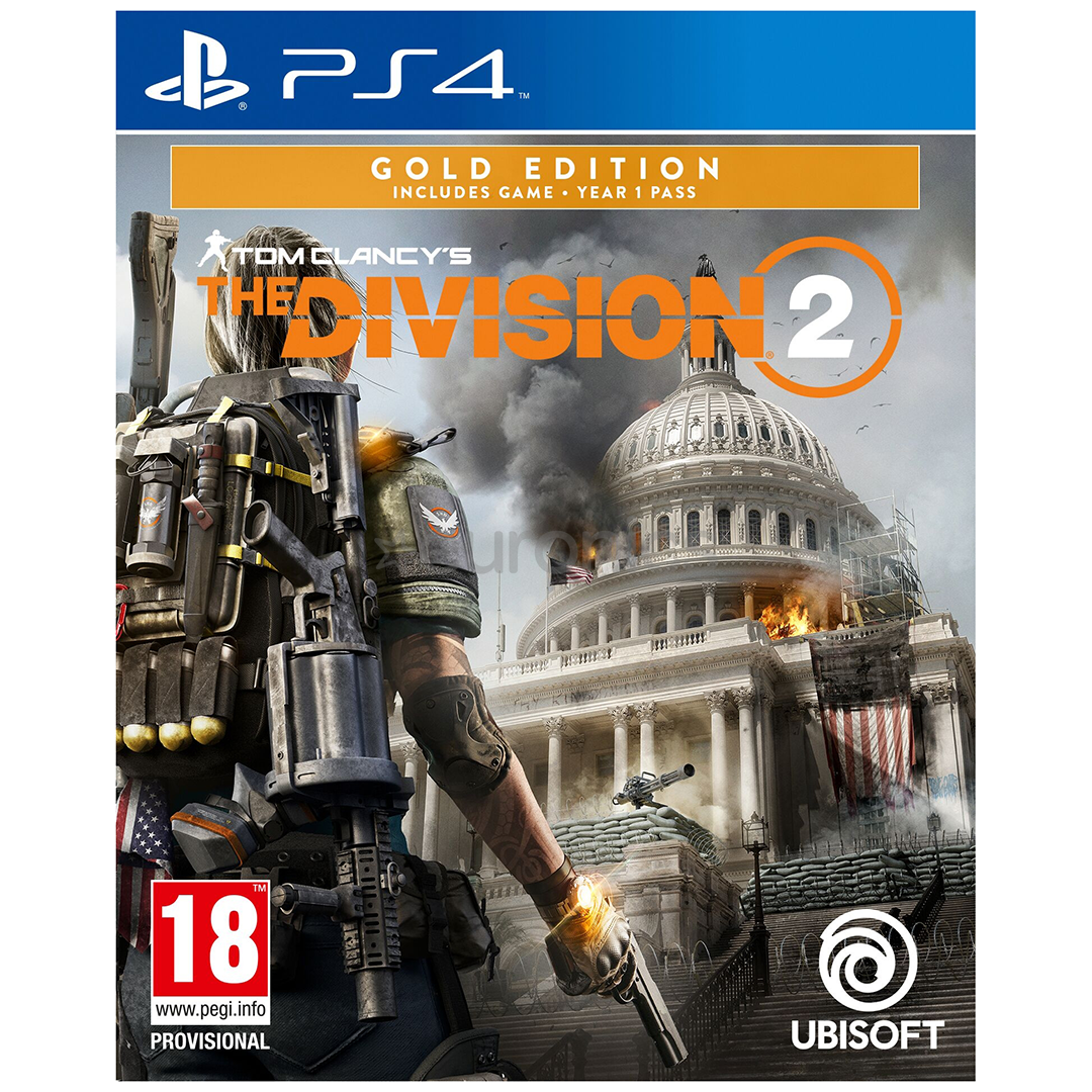 Ps4 Game Tom Clancys The Division 2 Gold Edition Ps4division2g