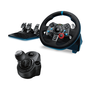 Racing wheel Logitech G29 + Driving force shifter for PS5 / PS4 / PC G29SHIFTER