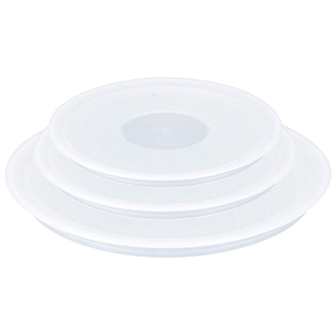 Tefal Ingenio, 3 pieces, diameter 16/18/20 cm - Set of plastic lids L9019222