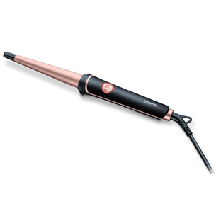 Beurer, diameter 13-25 mm, 200° C, black/pink - Conical curling iron 591.01