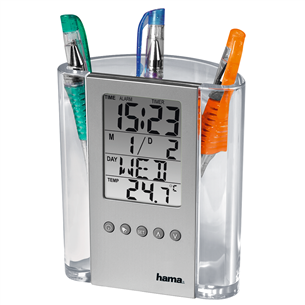Hama, grey - Thermometer & Pen Holder 00186356