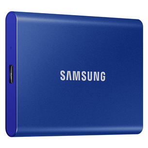 Samsung T7, 500 GB, USB 3.2, sinine - Väline SSD MU-PC500H/WW