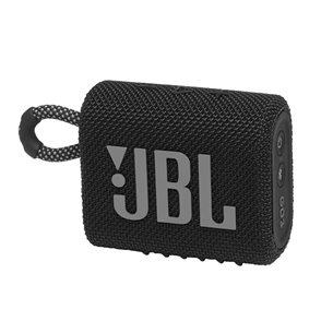 JBL GO 3, must - Kaasaskantav juhtmevaba kõlar JBLGO3BLK