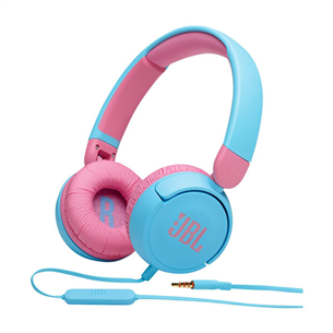 JBL JR 310, sinine/roosa - Kõrvapealsed kõrvaklapid JBLJR310BLU