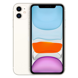 Apple iPhone 11, 64 ГБ, белый - Смартфон MHDC3ET/A