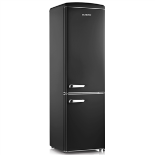 Severin, 244 л, высота 183 см, черный - Холодильник в стиле ретро RKG8922