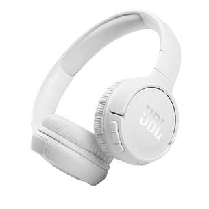JBL Tune 510, valge- Kõrvapealsed juhtmevabad kõrvaklapid JBLT510BTWHTEU