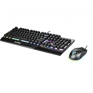 MSI Vigor GK30 Combo, US, черный - Клавиатура + мышь