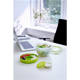 Tefal Masterseal & Go, 2.6 L, clear/green - Salad bowl