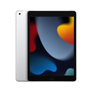Apple iPad (2021), 10,2",  64 GB, WiFi + LTE, hõbedane - Tahvelarvuti MK493HC/A