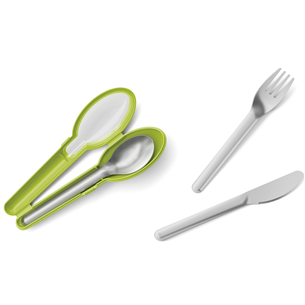 Tefal Masterseal To Go, stainless steel/green - Cutlery set