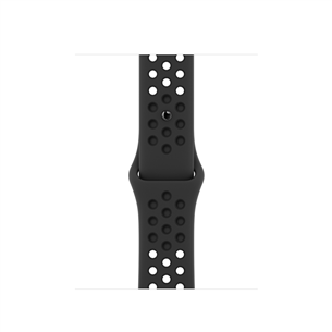 Replacement strap Apple Watch 41mm Anthracite/Black Nike Sport Band - Regular