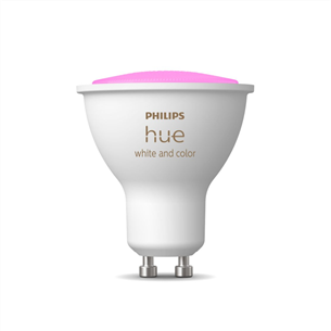 Philips Hue White and Color Ambiance Bluetooth, GU10, värviline - Nutivalgusti 929001953111