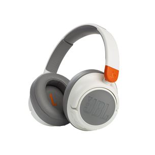 JBL JR 460, valge/hall - Kõrvapealsed juhtmevabad kõrvaklapid JBLJR460NCWHT