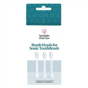 Spotlight Sonic, 3 pieces, white - Toothbrush heads SONICHEADS