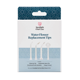 Spotlight, 4 pieces, white - Water Flosser Replacement Tips WFCLASSICTIP