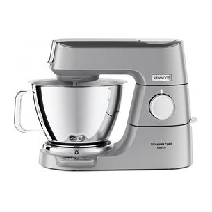 Kenwood Titanium Chef Baker, 5 л/1,6 л, 1200 Вт, серебристый - Кухонный комбайн KVC85.594SI