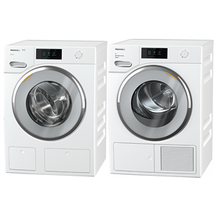 Miele, 9 kg + 9 kg - Washing Machine + Clothes Dryer WWV980WPS+TWV780WP