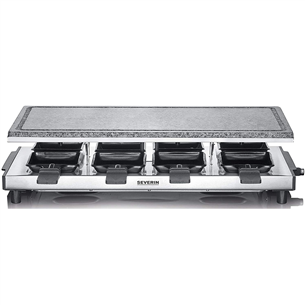 Severin, 1500 W, roostevaba teras - Raclette grill kiviplaadiga