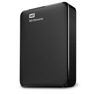 Western Digital Elements Portable, 5 TB, must - Väline kõvaketas