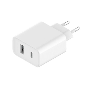 Xiaomi Mi 33 W Wall Charger, USB-A, USB-C, белый - Адаптер питания