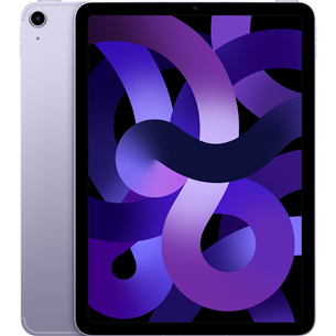 Apple iPad Air (2022), 10,9", 256 GB, WiFi + LTE, lilla - Tahvelarvuti MMED3HC/A