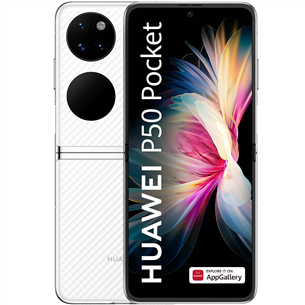 Huawei P50 Pocket, valge - Nutitelefon