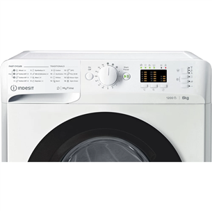 Indesit, 6 kg, depth 42.5 cm, 1200 rpm - Front Load Washing Machine