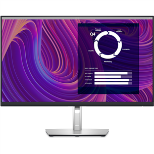 Dell P2723D, 27'', QHD, LED IPS, must/hõbe - Monitor P2723D