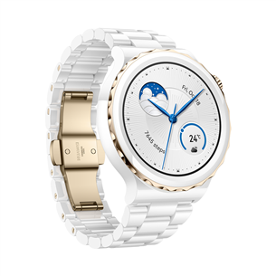 Huawei Watch GT 3 Pro, 43 mm, valge keraamiline korpus ja rihm - Nutikell 55028824
