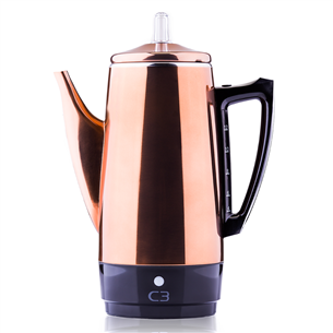 C3 Basic, 12 cups, copper - Percolator