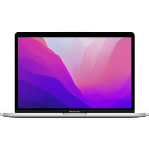 Apple MacBook Pro 13'' (2022), M2 8C/10C, 8 GB, 256 GB, RUS, hõbedane - Sülearvuti MNEP3RU/A