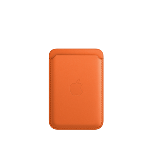 Apple iPhone Leather Wallet with MagSafe, оранжевый - Чехол-бумажник MPPY3ZM/A