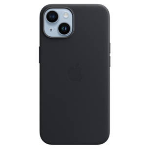 Apple iPhone 14 Leather Case with MagSafe, must - Nahkümbris MPP43ZM/A